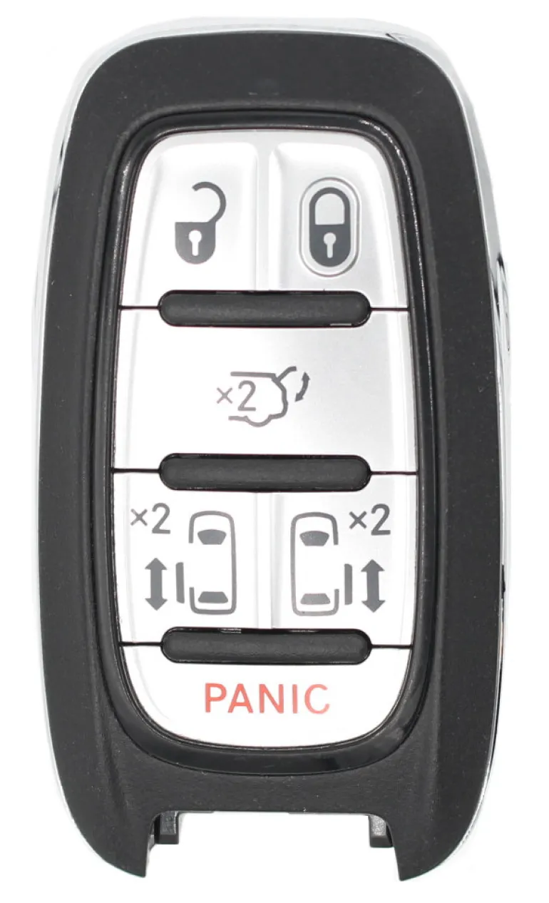 Unrefurbished OEM Chrysler 68241534 M3N-97395900 6 Button Key Fob - Grade A