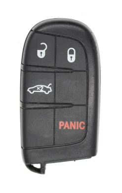 Unrefurbished OEM Dodge 68394196AA M3N-40821302 4 Button Key Fob - Grade C