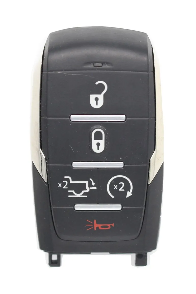 Unrefurbished OEM Dodge 68442911AB | 68291693AD OHT-4882056 5 Button Key Fob - Grade A