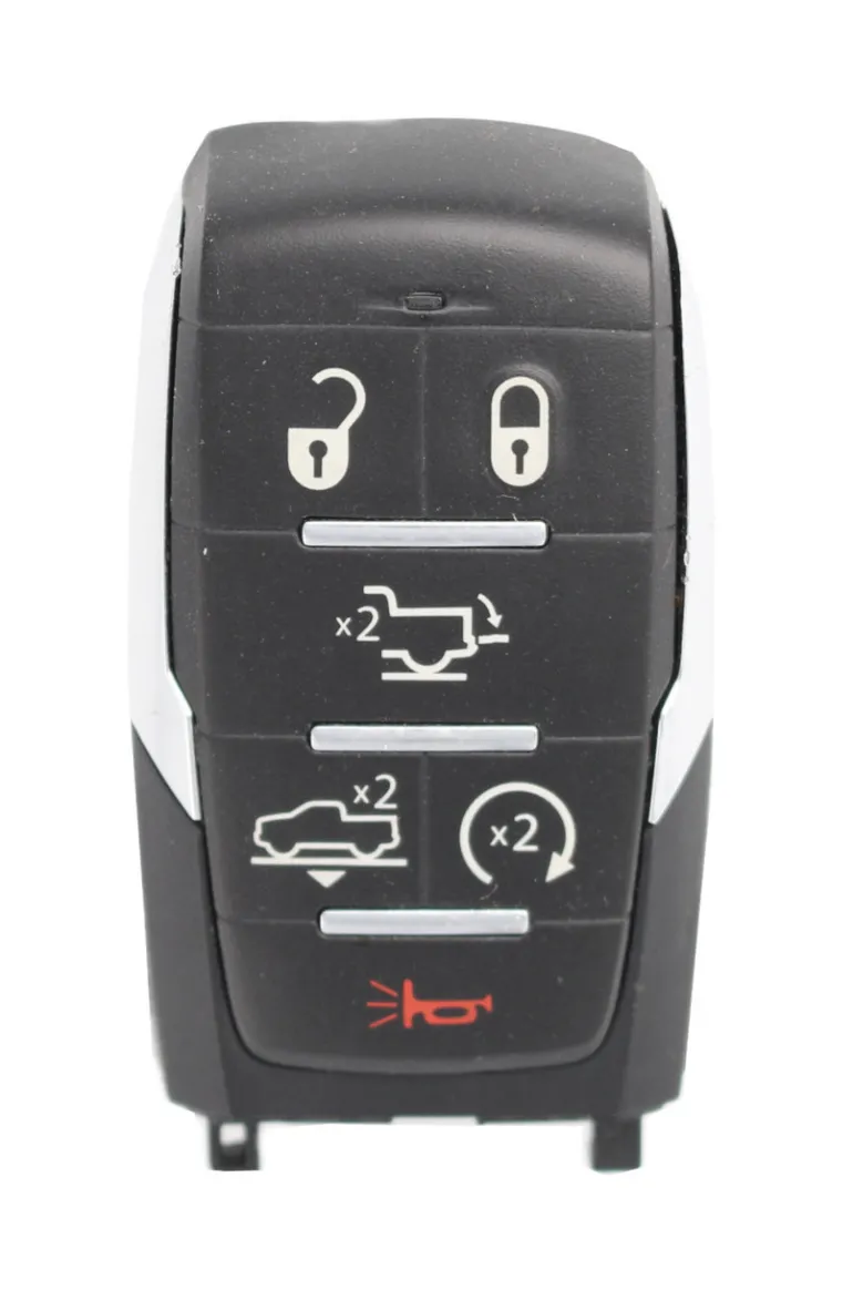 Unrefurbished OEM Dodge 68442910AB OHT-4882056 6 Button Key Fob - Grade C