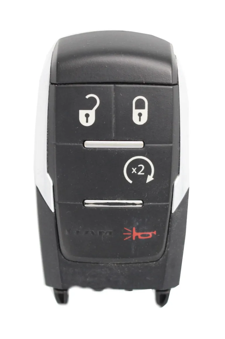 Unrefurbished OEM Dodge GQ4-76T 4 Button Key Fob - Grade C
