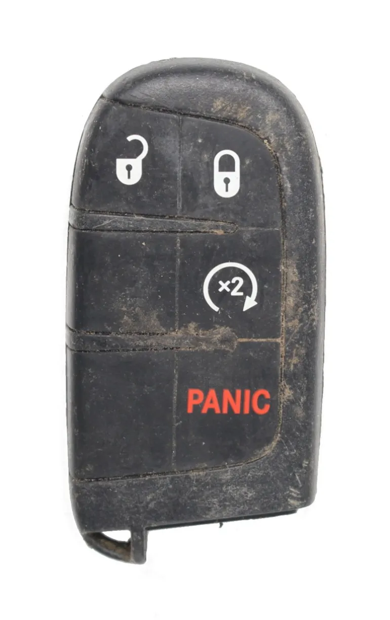 Unrefurbished OEM Dodge M3N-40821302 4 Button Key Fob w/ Remote Start - Grade C