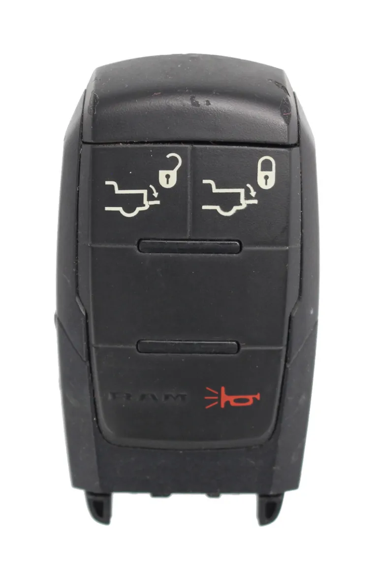 Unrefurbished OEM Dodge Ram GQ4-76T 3 Button Key Fob - Grade C