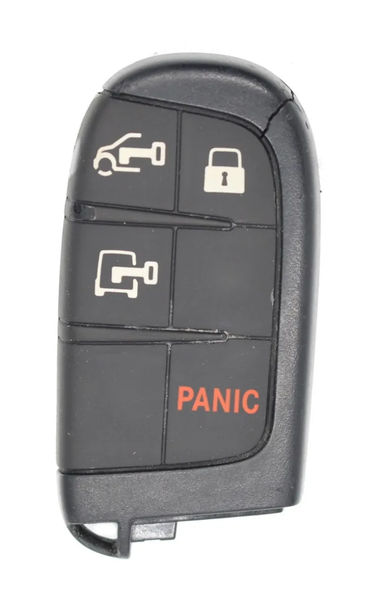 Unrefurbished OEM Dodge Ram 60977853 M3M-40821302 4 Button Key Fob - Grade C
