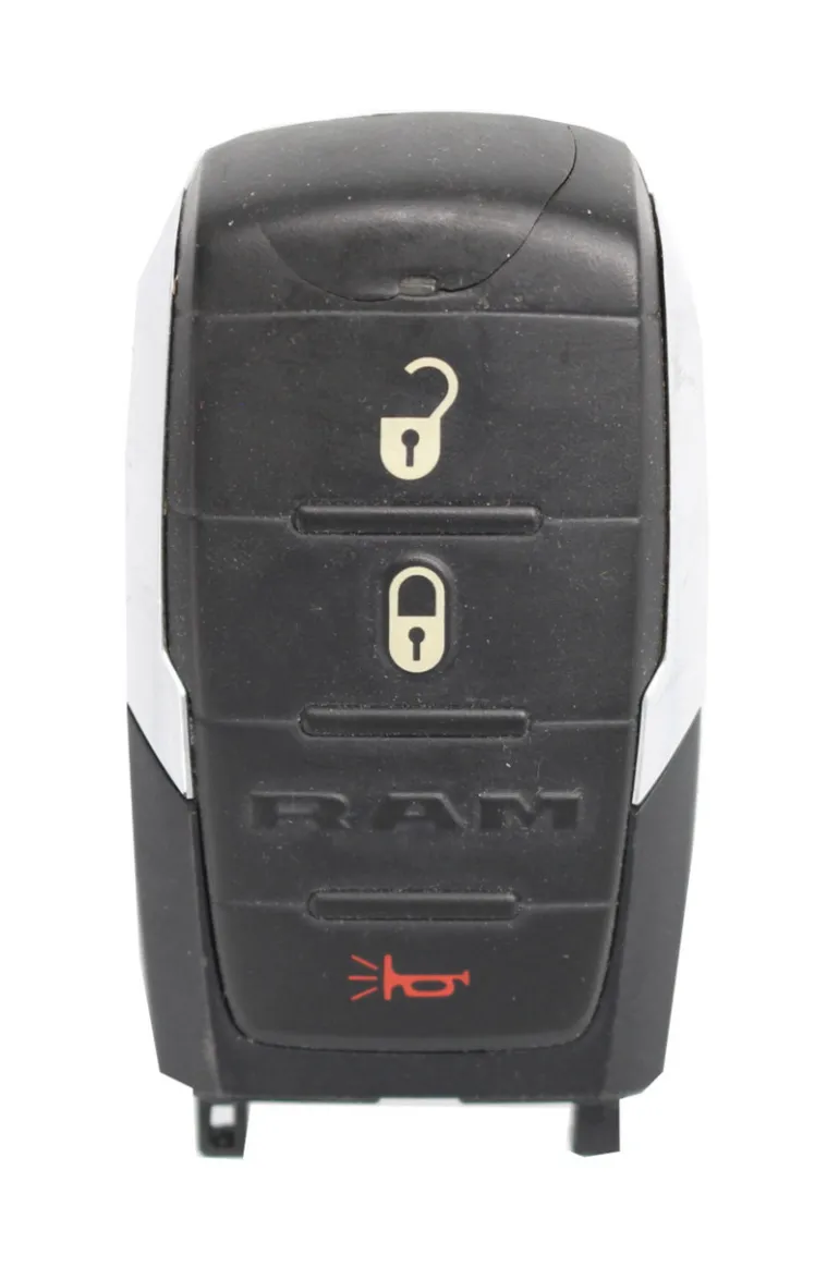 Unrefurbished OEM Dodge Ram OHT-4882056 3 Button Key Fob - Grade C