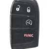 Unrefurbished OEM Fiat M3N-40821302 4 Button Key Fob - Grade C