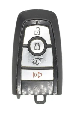 Unrefurbished OEM Ford JL1T-15K601-AB JL1T-15K601-AC M3N-A2C931423 4 Button Key Fob - Grade C