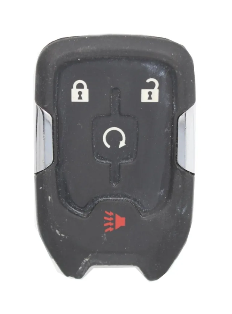 Unrefurbished OEM GMC HYQ1AA 4 Button Key Fob - Grade A