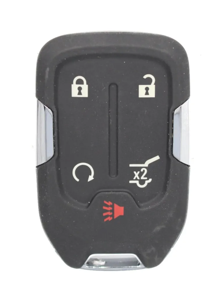 Unrefurbished OEM GMC HYQ1EA 5 Button Key Fob - Grade A