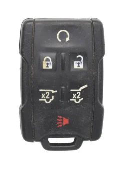 Unrefurbished OEM GMC M3N-32337100 6 Button Key Fob - Grade C