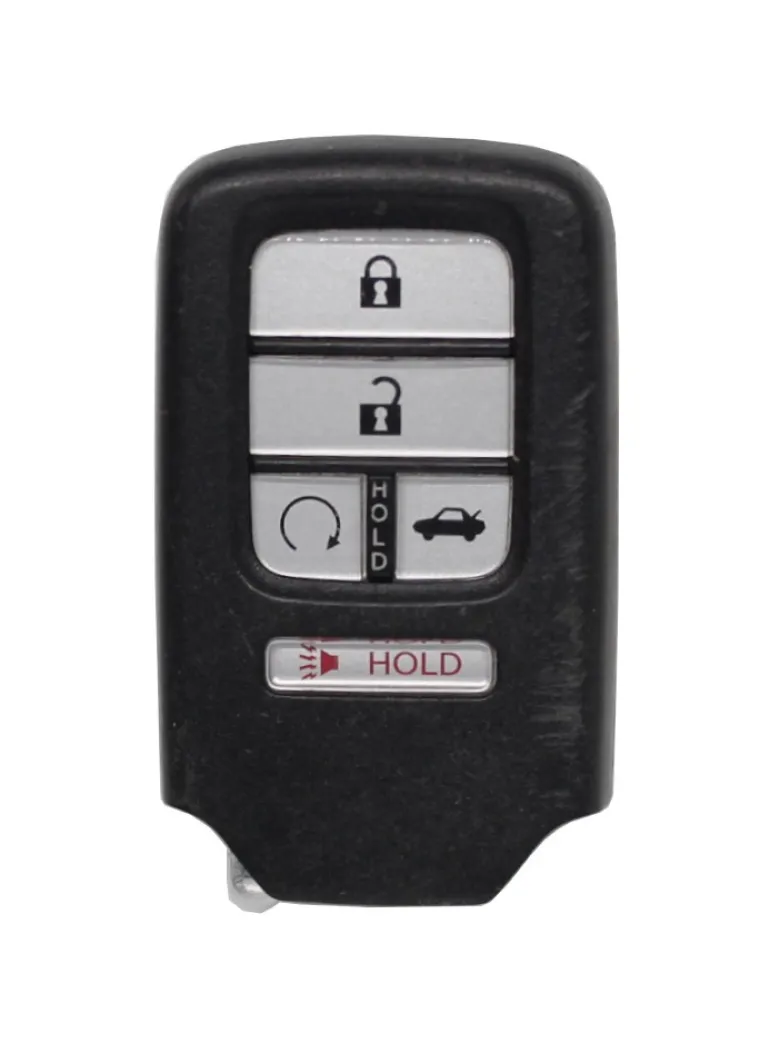 Unrefurbished OEM Honda Hybrid CWTWB1G0090 Driver 1 5 Button Key Fob - Grade C