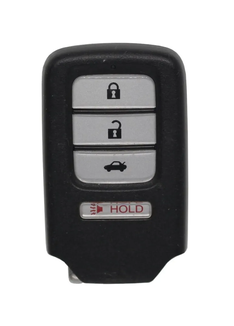 Unrefurbished OEM Honda Hybrid ACJ932HK1210A Driver 1 4 Button Key Fob - Grade C