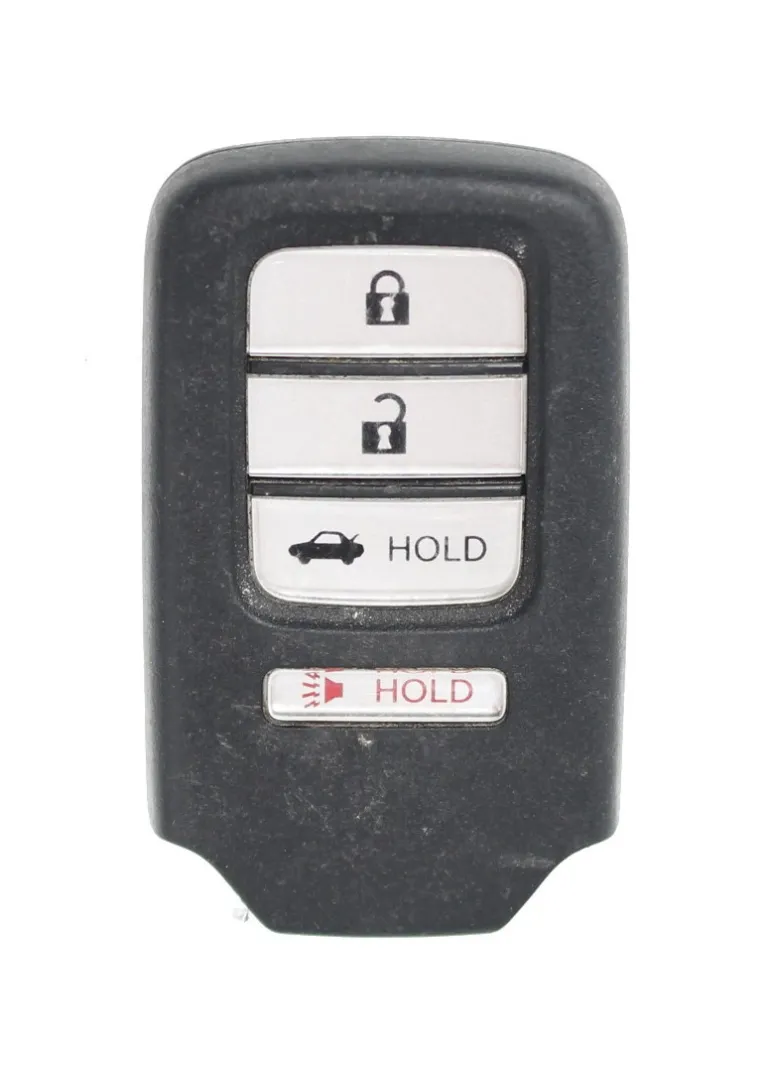 Unrefurbished OEM Honda TWB1G0090 CWTWB1G0090 4 Button Key Fob - Grade C