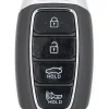 Unrefurbished OEM Hyundai 95440-AA100 NYOMBEC4FOB2004 4 Button Key Fob - Grade A