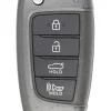 Unrefurbished OEM Hyundai 95430-AA100 NYOMBEC4TX2004 4 Button Key Fob - Grade A