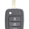 Unrefurbished OEM Hyundai 95430-AA600 NYOMBEC4TX2004 4 Button Key Fob - Grade A