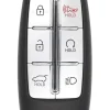 Unrefurbished OEM Hyundai 95440-AR001 TQ8-FOB-4F36 6 Button Key Fob - Grade A