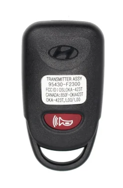 Unrefurbished OEM Hyundai 95430-F2300 OSLOKA-423T 4 Button Key Fob - Grade C