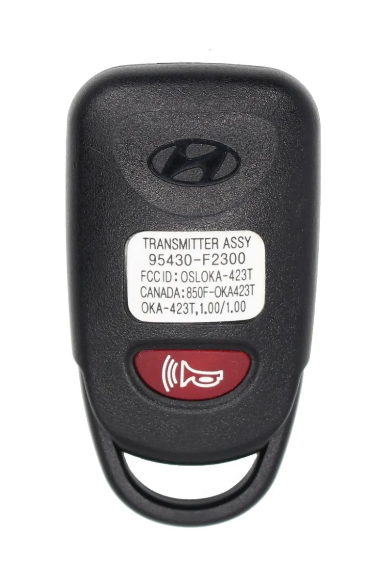 Unrefurbished OEM Hyundai 95430-F2300 OSLOKA-423T 4 Button Key Fob - Grade C