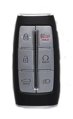 Unrefurbished OEM Hyundai Genesis 95440-T1010 6 Button Key Fob - Grade C