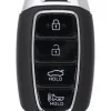 Unrefurbished OEM Hyundai 95440-IB100 NYOMBEC4FOB2004 4 Button Key Fob - Grade A