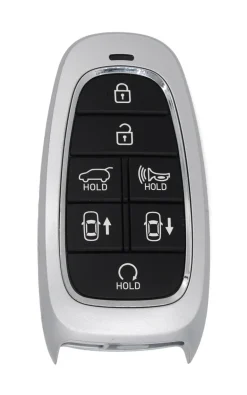 Unrefurbished OEM Hyundai 95440-N9060(NX4) TQ8-FOB-4F28 7 Button Key Fob - Grade A
