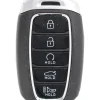 Unrefurbished OEM Hyundai NYOMBEC5FOB2004 5 Button Key Fob - Grade C