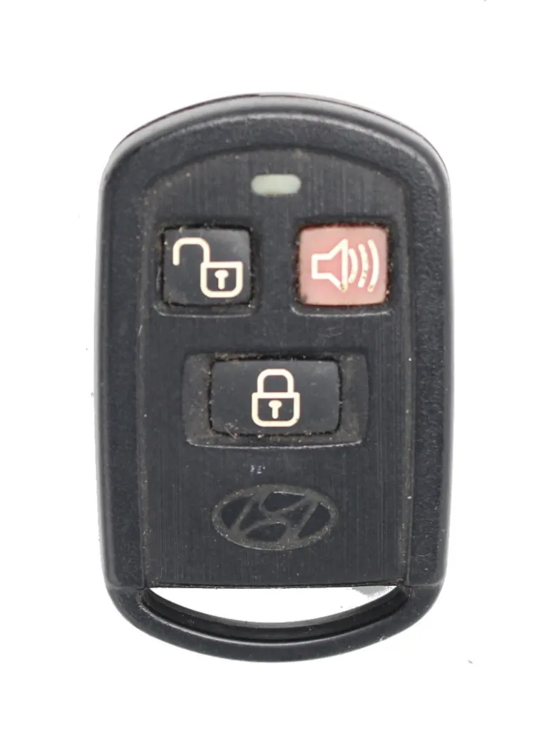Unrefurbished OEM Hyundai 95411-26203 OSLOKA-221T 3 Button Key Fob - Grade C