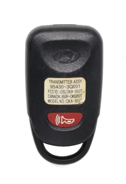 Unrefurbished OEM Hyundai 95430-3Q000 OSLOKA-950T 4 Button Key Fob - Grade C