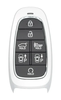 Unrefurbished OEM Hyundai 95440-S1560 TM TQ8-FOB-4F28 7 Button Key Fob - Grade A