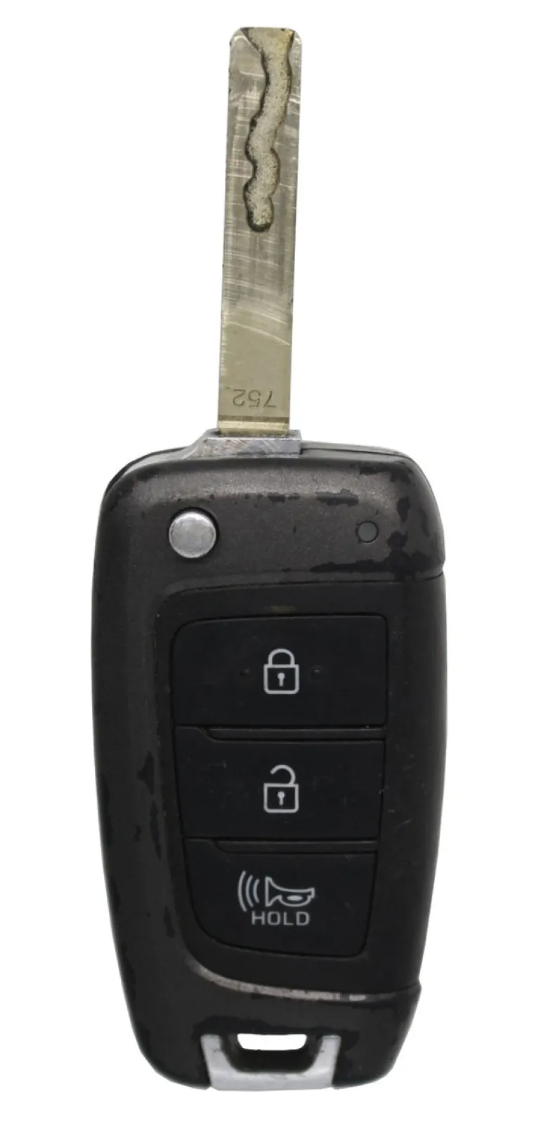 Unrefurbished OEM Hyundai SY5FD1GRGE03 3 Button Key Fob - Grade C