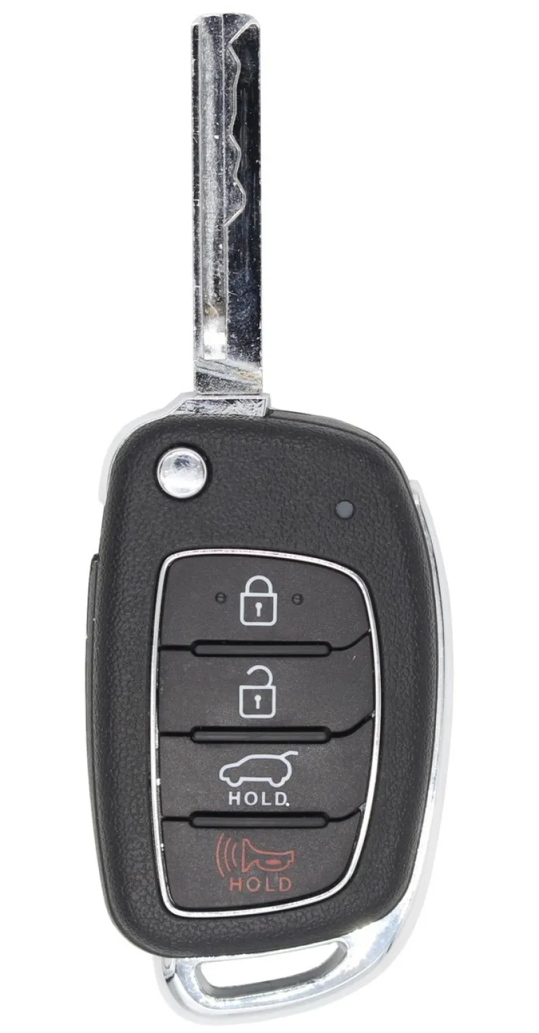 Unrefurbished OEM Hyundai 95430-2W110 | DM-433-DO-NA 4 Button Key Fob - Grade A