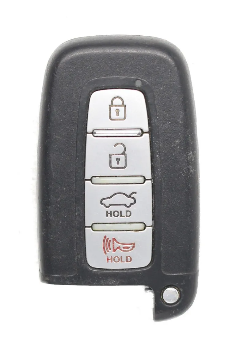 Unrefurbished OEM Hyundai 5WY8773 SY5HMFNA04 4 Button Key Fob - Grade A
