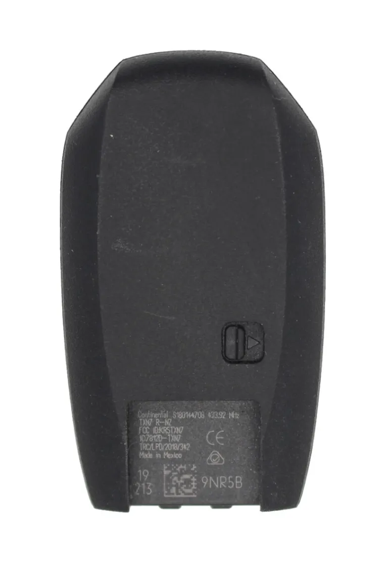 Unrefurbished OEM Infiniti S180144708 KR5TXN7 5 Button Key Fob - Grade A