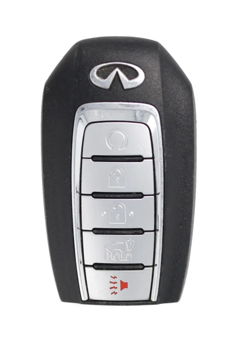 Unrefurbished OEM Infiniti S180144708 KR5TXN7 5 Button Key Fob - Grade A
