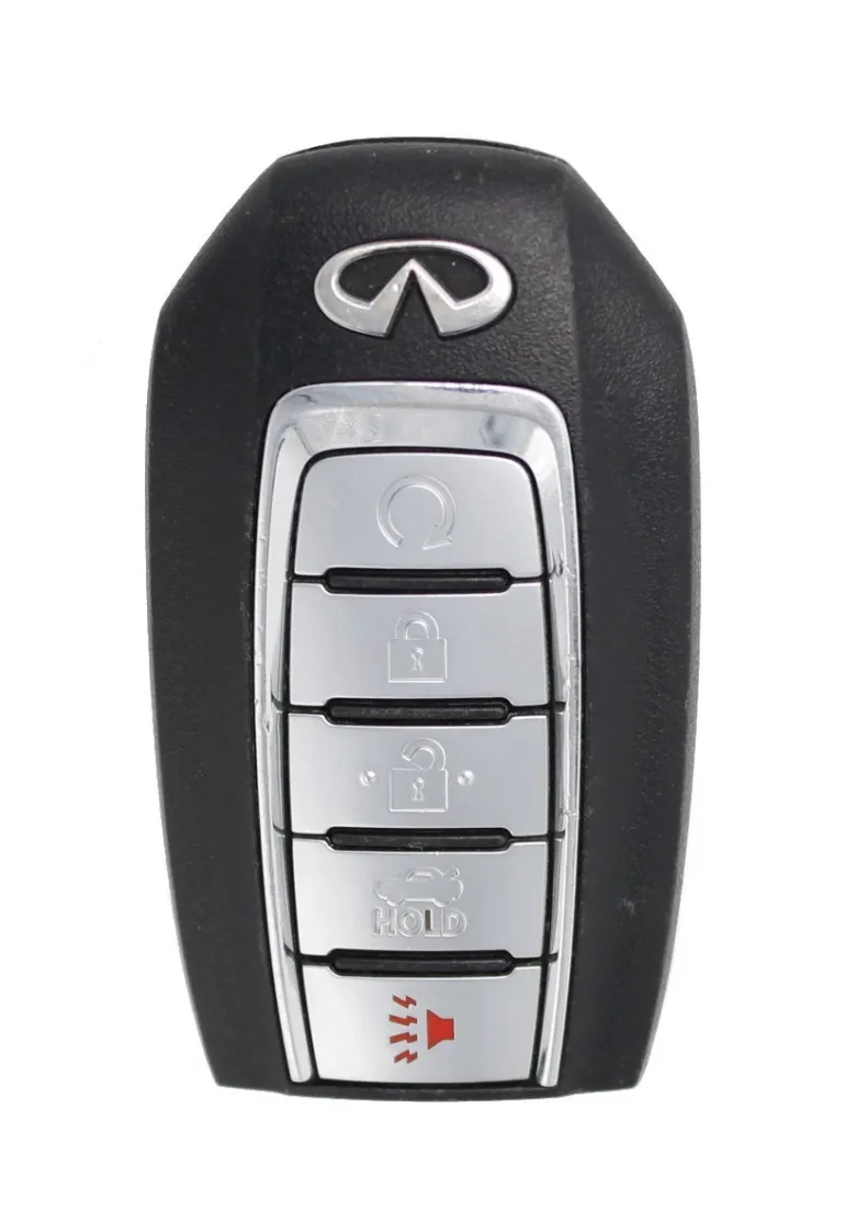 Unrefurbished OEM Infiniti S180144716 6HE6A KR5TXN7 5 Button Key Fob - Grade C