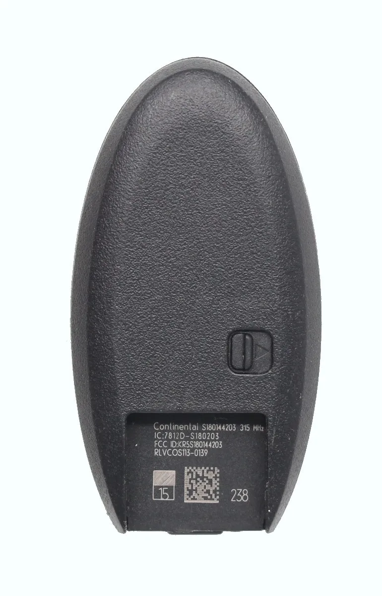 Unrefurbished OEM Infiniti S180144203 KR5S180144203 4 Button Key Fob - Grade A