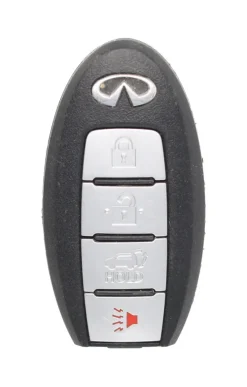 Unrefurbished OEM Infiniti S180144701 5NA3A 4 Button Key Fob - Grade A