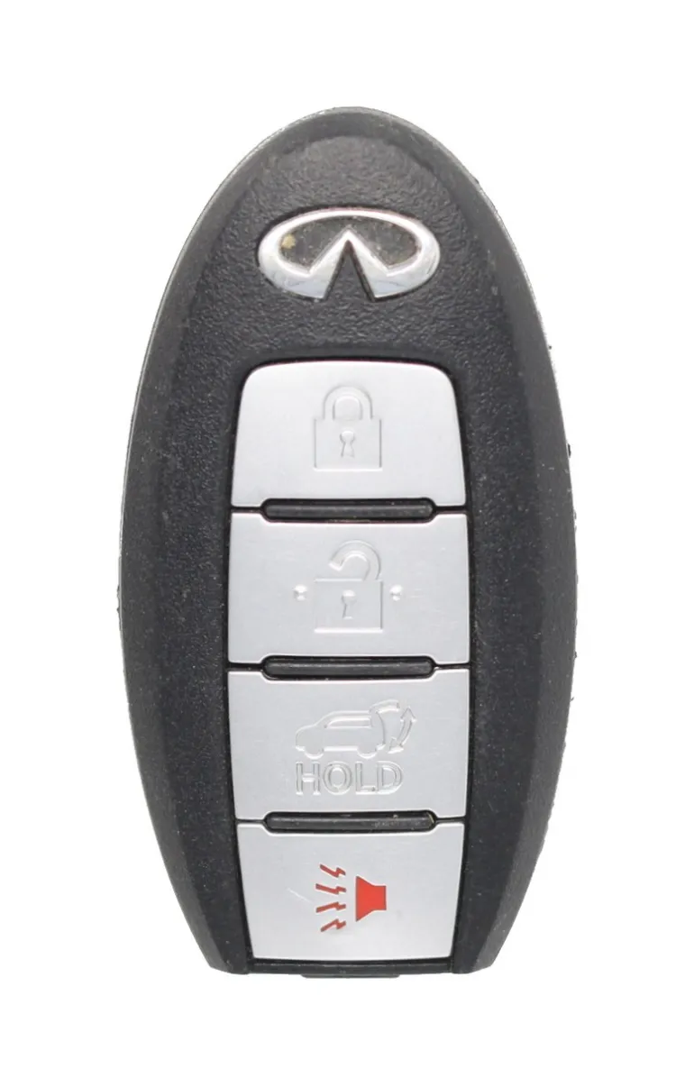 Unrefurbished OEM Infiniti S180144701 5NA3A 4 Button Key Fob - Grade A