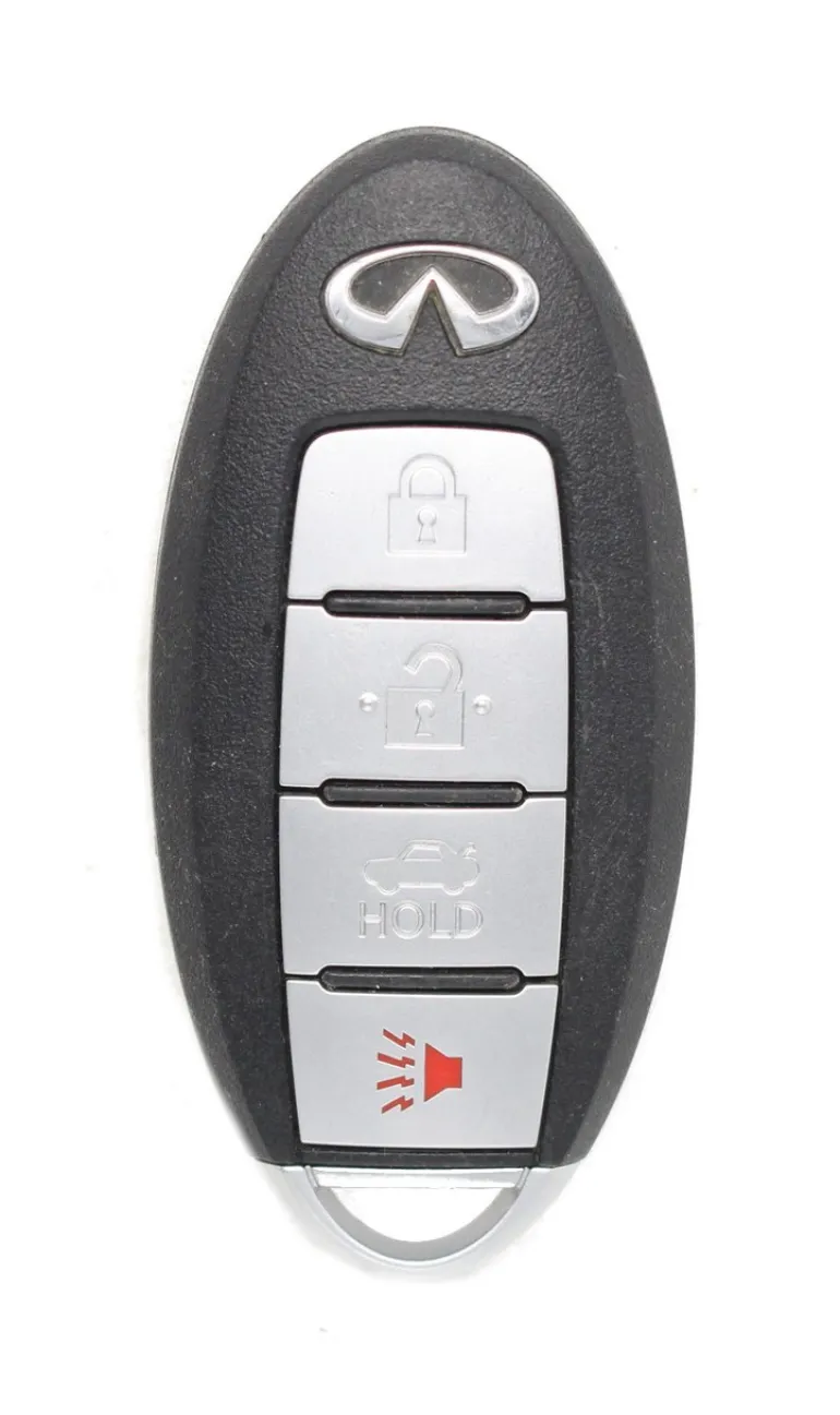 Unrefurbished OEM Infiniti S180144204 KR5S180144204 4 Button Key Fob - Grade A
