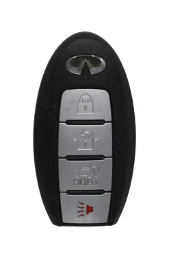 Unrefurbished OEM Infiniti S180144321 4 Button Key Fob - Grade C