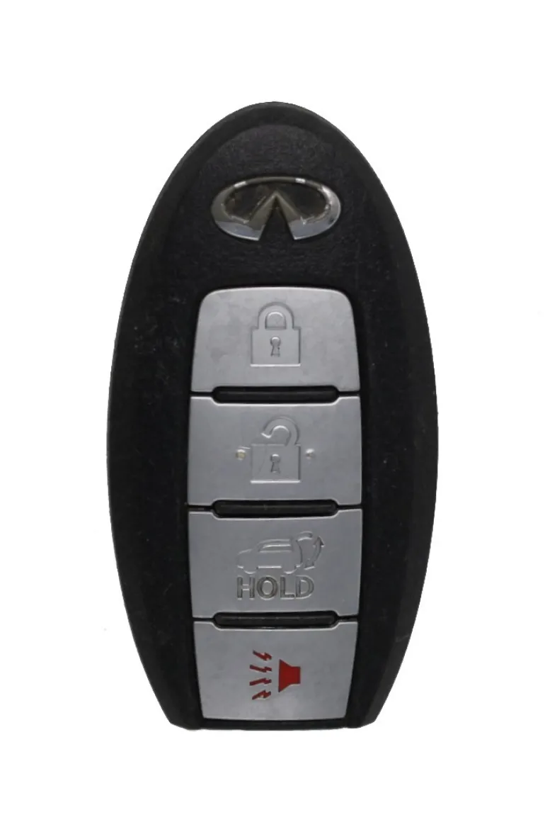 Unrefurbished OEM Infiniti S180144321 4 Button Key Fob - Grade C