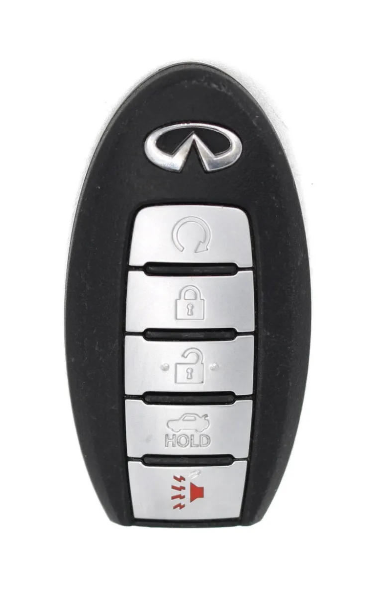 Unrefurbished OEM Infiniti S180144210 KR5S180144014 5 Button Key Fob - Grade C