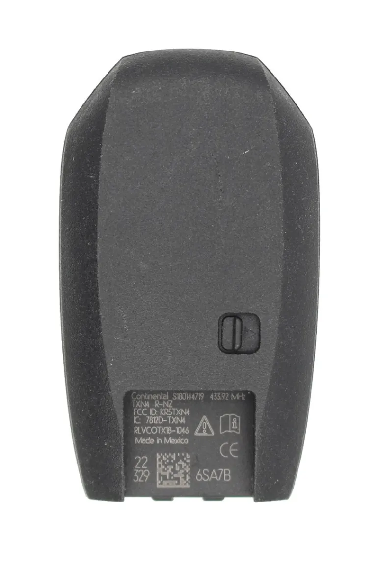Unrefurbished OEM Infiniti S180144719 KR5TXN4 5 Button Key Fob - Grade A