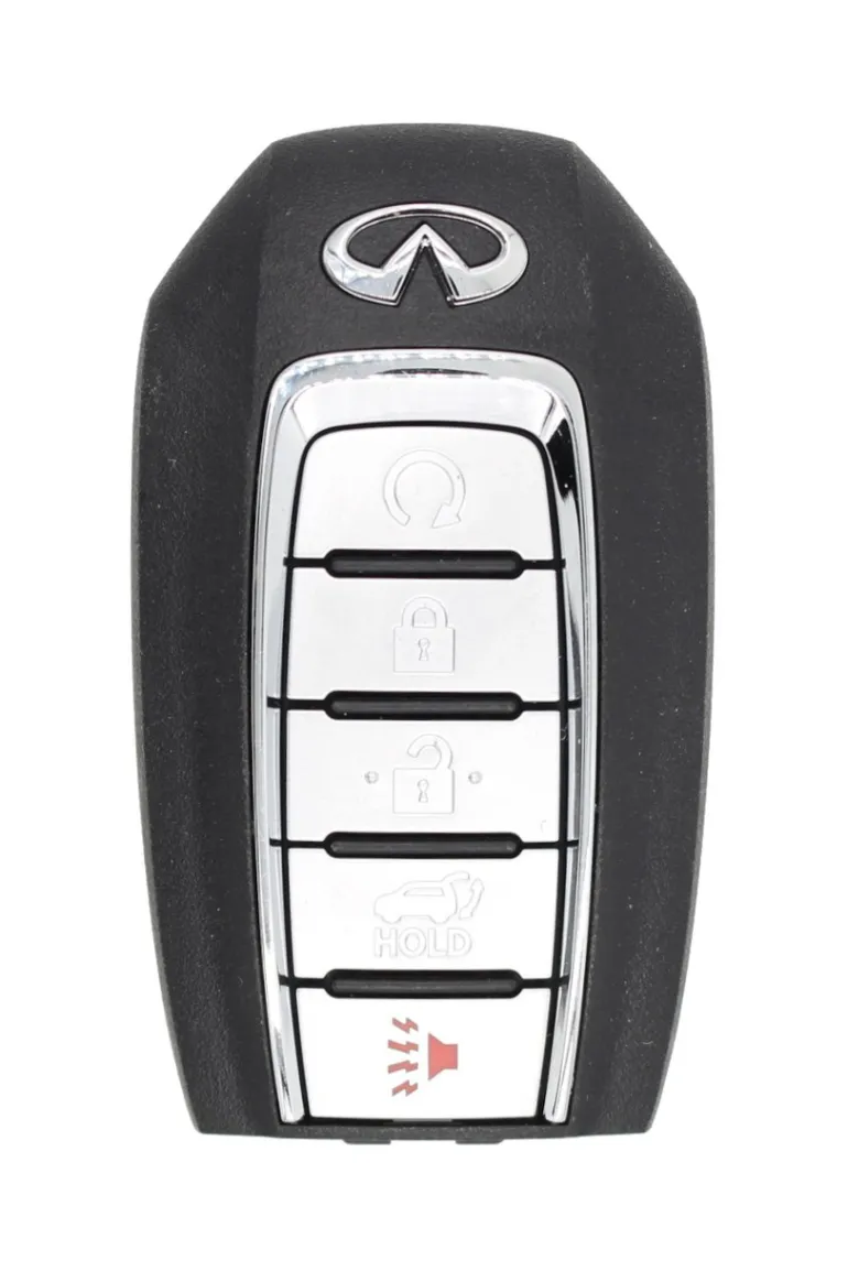 Unrefurbished OEM Infiniti S180144719 KR5TXN4 5 Button Key Fob - Grade A