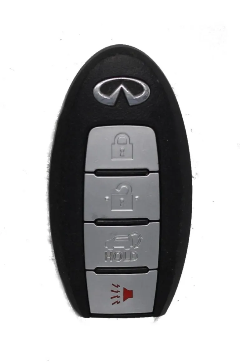 Unrefurbished OEM Infiniti S180144011 KR5S180144014 4 Button Key Fob - Grade A
