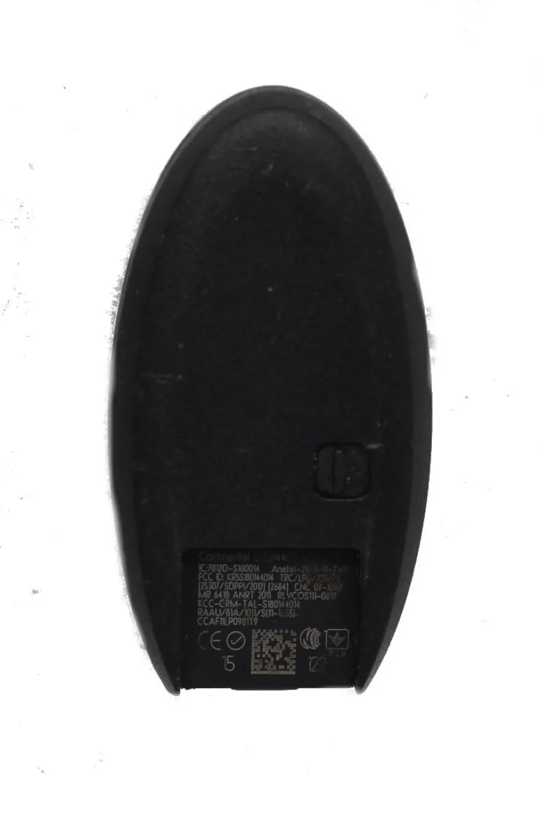 Unrefurbished OEM Infiniti S180144011 KR5S180144014 4 Button Key Fob - Grade A