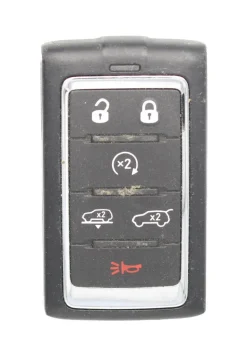 Unrefurbished OEM Jeep 2BAHD-KFW1 6 Button Key Fob - Grade C