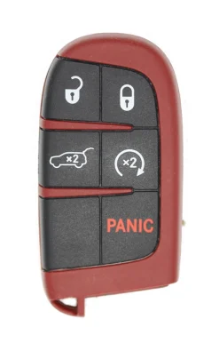 Unrefurbished OEM Jeep Trackhawk M3N-40821302 5 Button Key Fob w/ Hatch Release - Grade C