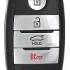 Unrefurbished OEM Kia 95440-A7500 CQ0FN00040 4 Button Key Fob - Grade A